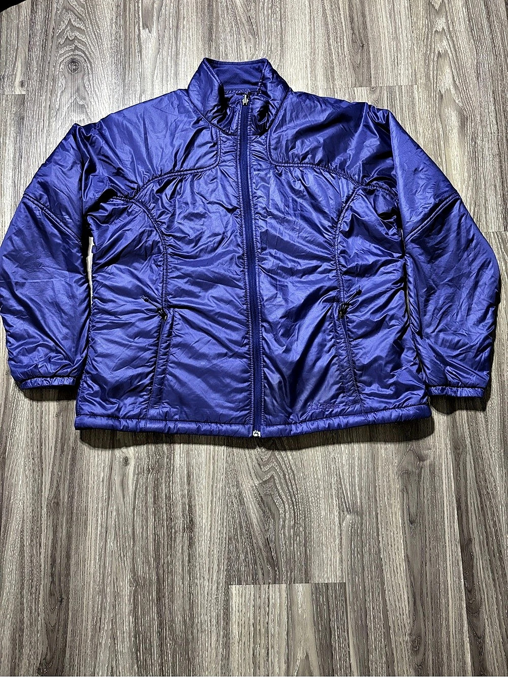 L.L.Bean Men's Nylon Jacket in Blue Size XL